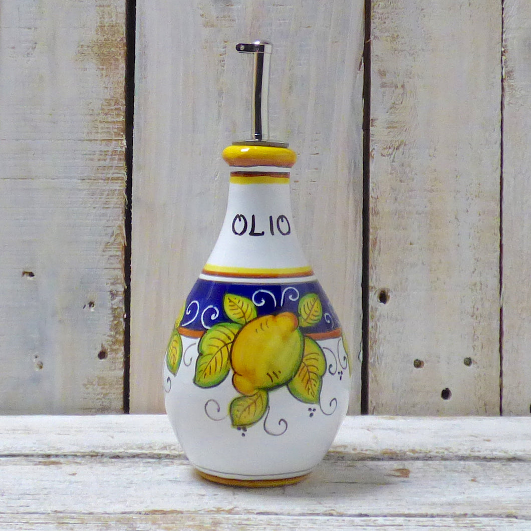 Olive Oil Bottle (16cm) - Lemon