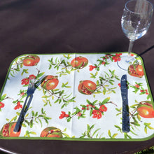 Load image into Gallery viewer, Place mats with contrasting edge trim - various designs
