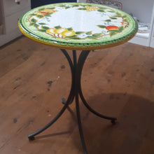 Load image into Gallery viewer, Volcanic stone table - 60cm diam - &#39;Cortina&#39;
